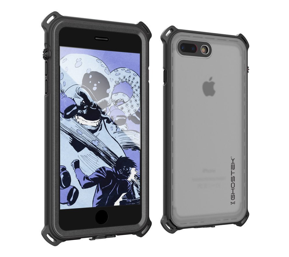 GHOSTEK - Nautical Series Waterproof Case for Apple iPhone 7 Plus | Black