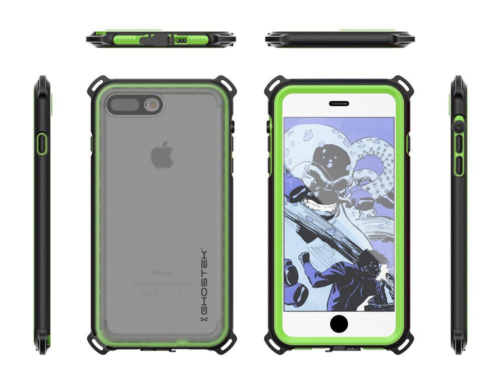 GHOSTEK - Nautical Series Waterproof Case for Apple iPhone 7 Plus | Green