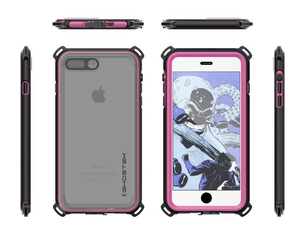 GHOSTEK - Nautical Series Waterproof Case for Apple iPhone 7 Plus | Pink