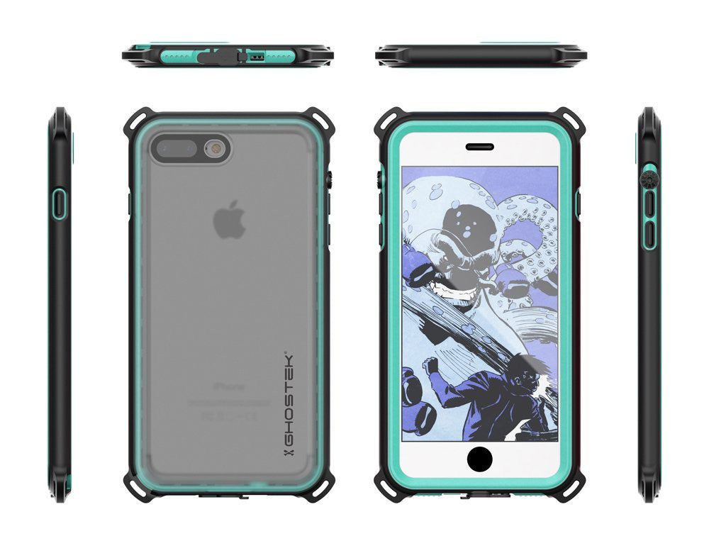 GHOSTEK - Nautical Series Waterproof Case for Apple iPhone 7 Plus | Teal