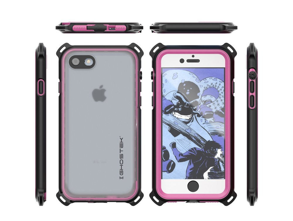 GHOSTEK - Nautical Series Waterproof Case for Apple iPhone 7 | Pink
