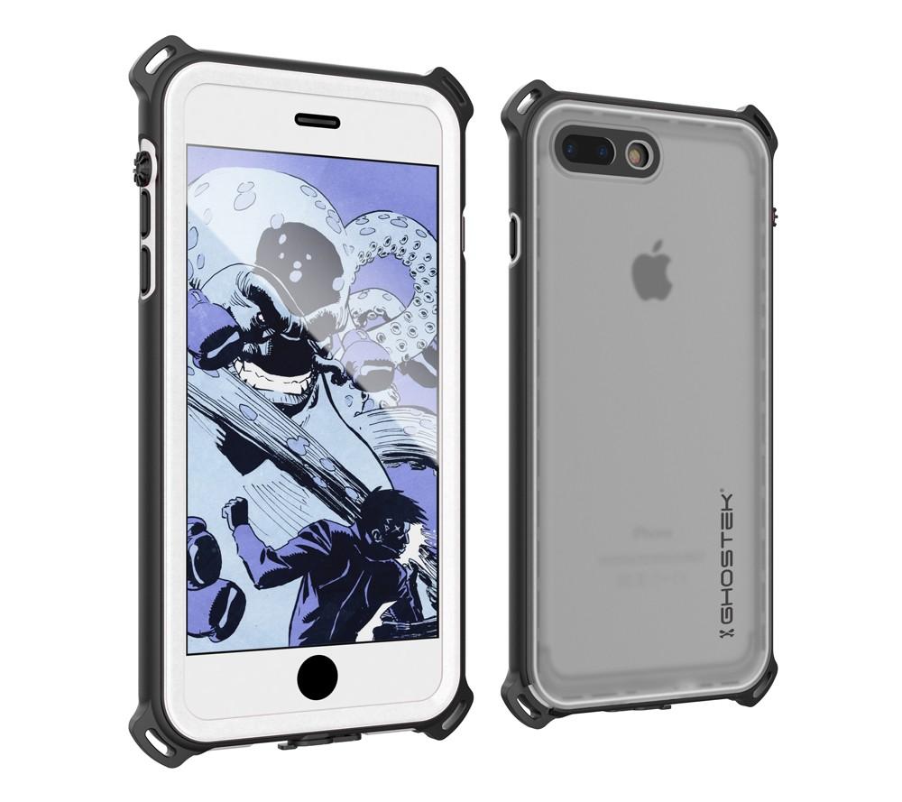 iPhone 7+ Plus case, Ghostek® Nautical Series for iPhone 7+ Plus Rugged Heavy Duty Case | White