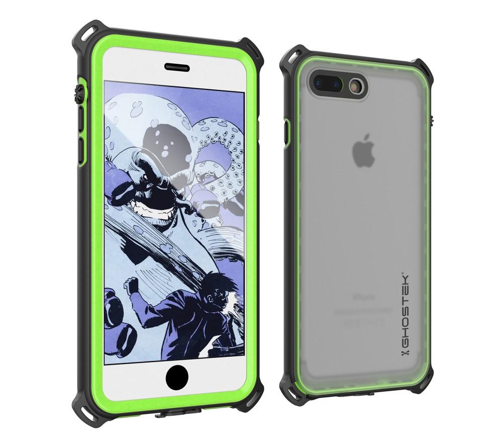 iPhone 7+ Plus case, Ghostek® Nautical Series for iPhone 7+ Plus Rugged Heavy Duty Case | GREEN