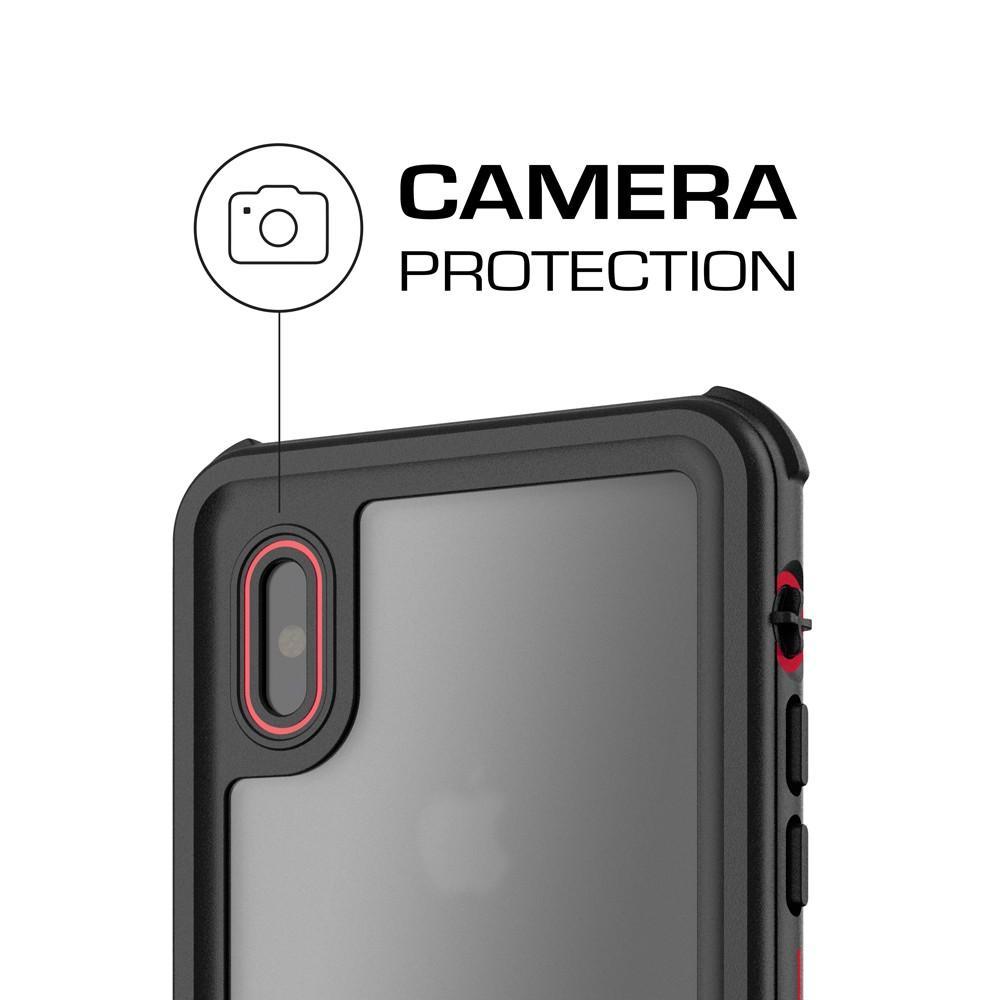 iPhone X Case , Ghostek Nautical Series Rugged Heavy Duty Case | RED