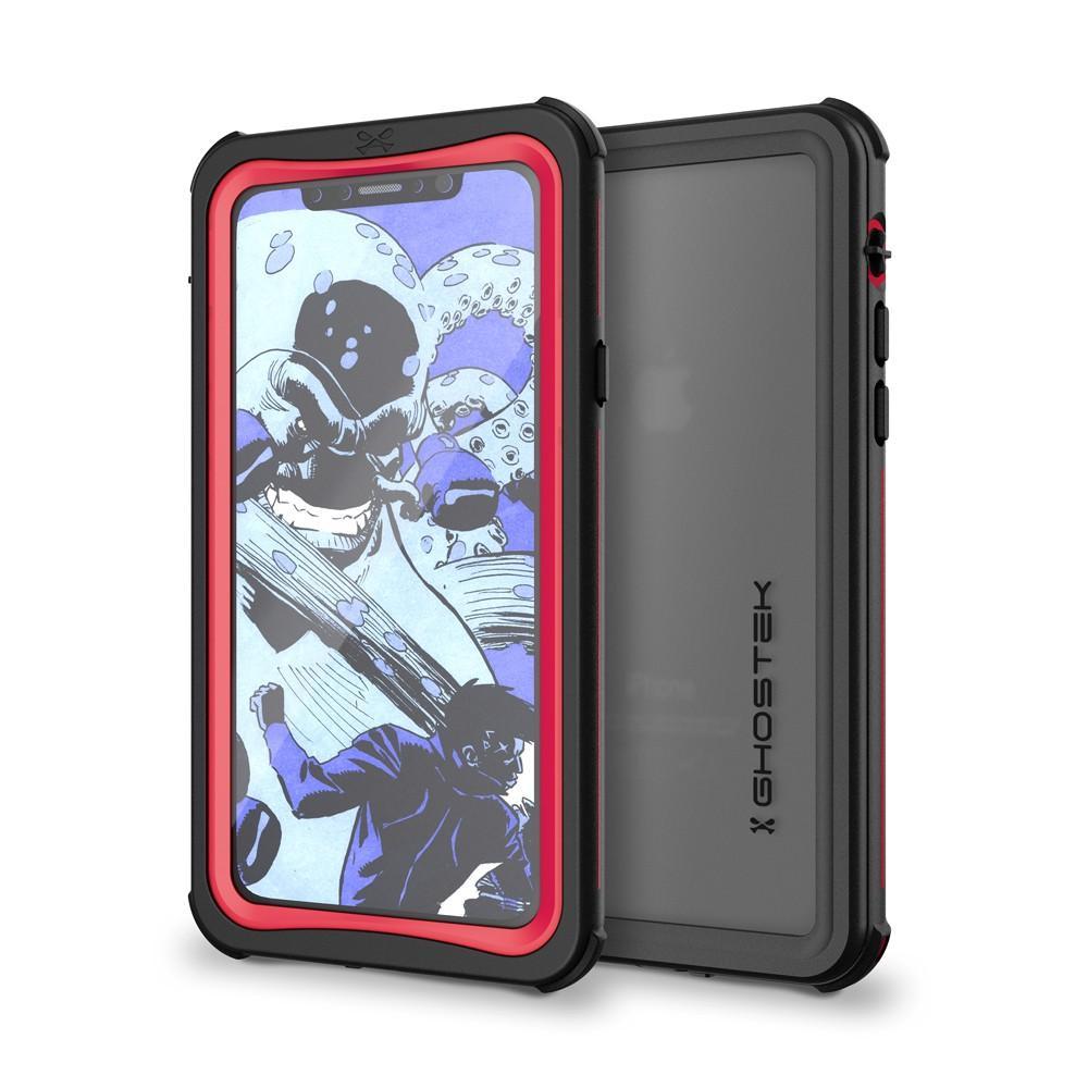 iPhone X Case , Ghostek Nautical Series Rugged Heavy Duty Case | RED