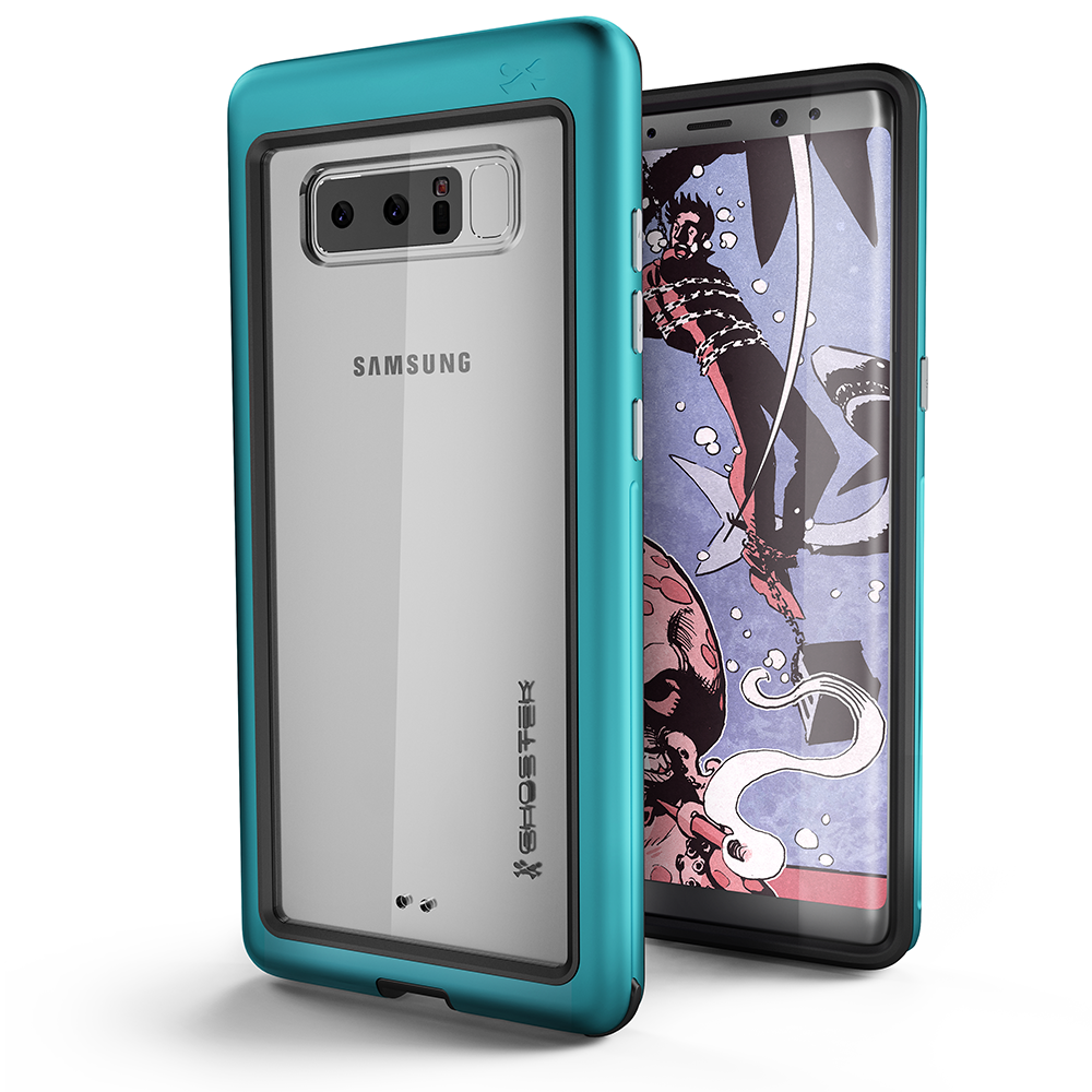 Galaxy Note 8 Rugged Heavy Duty Case ,Ghostek Atomic Slim Series for Galaxy Note 8 Rugged Heavy Duty Case | TEAL
