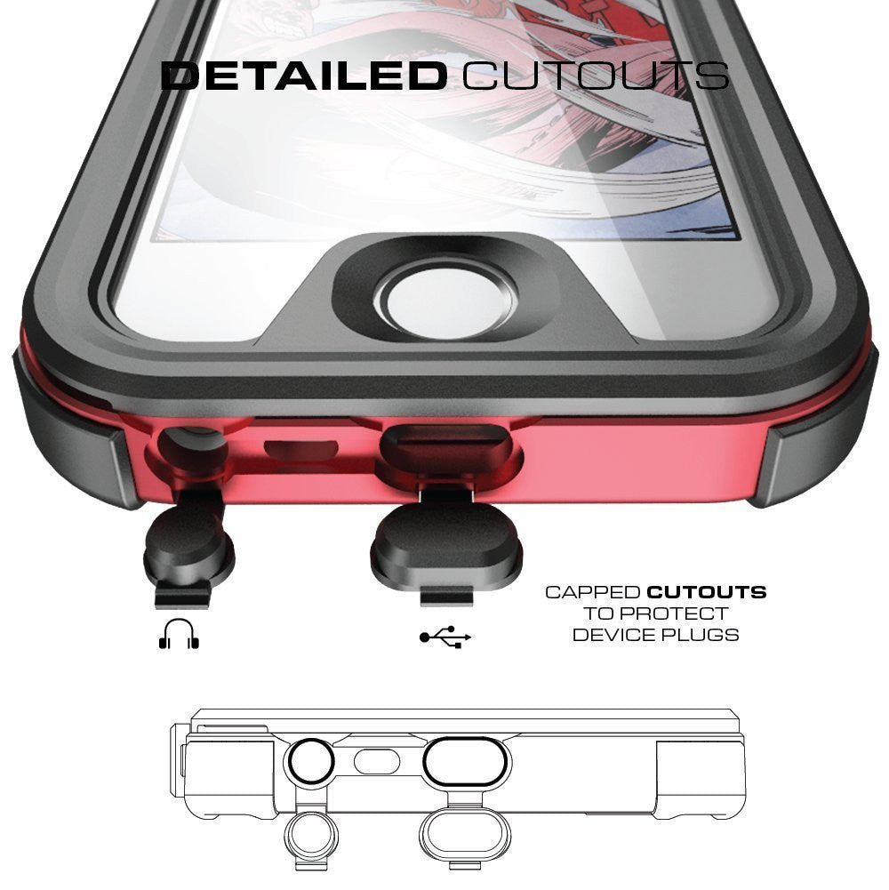 GHOSTEK - Atomic 3.0 Series Waterproof Case for Apple IPhone 7 | Silver