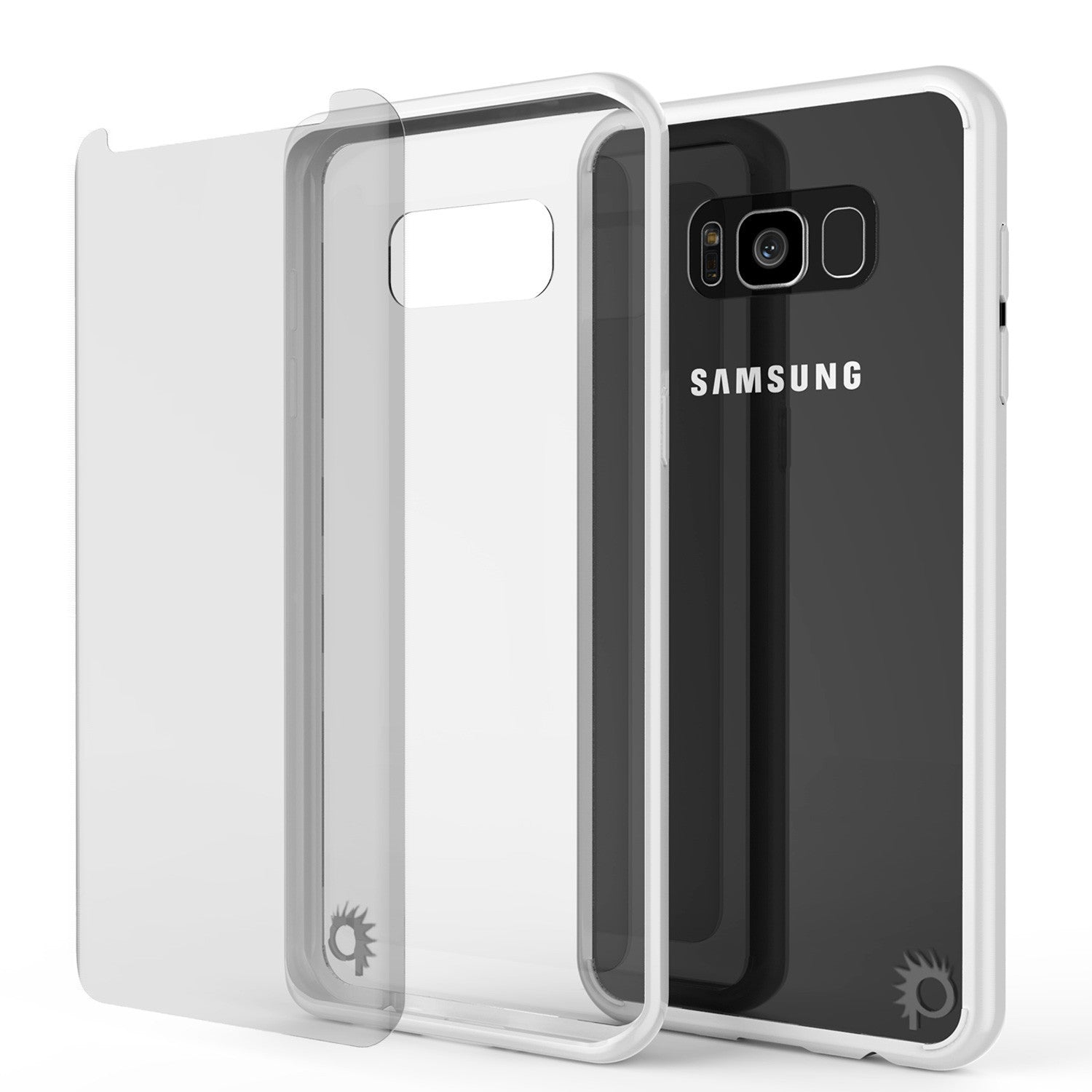 S8 Case Punkcase® LUCID 2.0 White Series w/ PUNK SHIELD Screen Protector | Ultra Fit