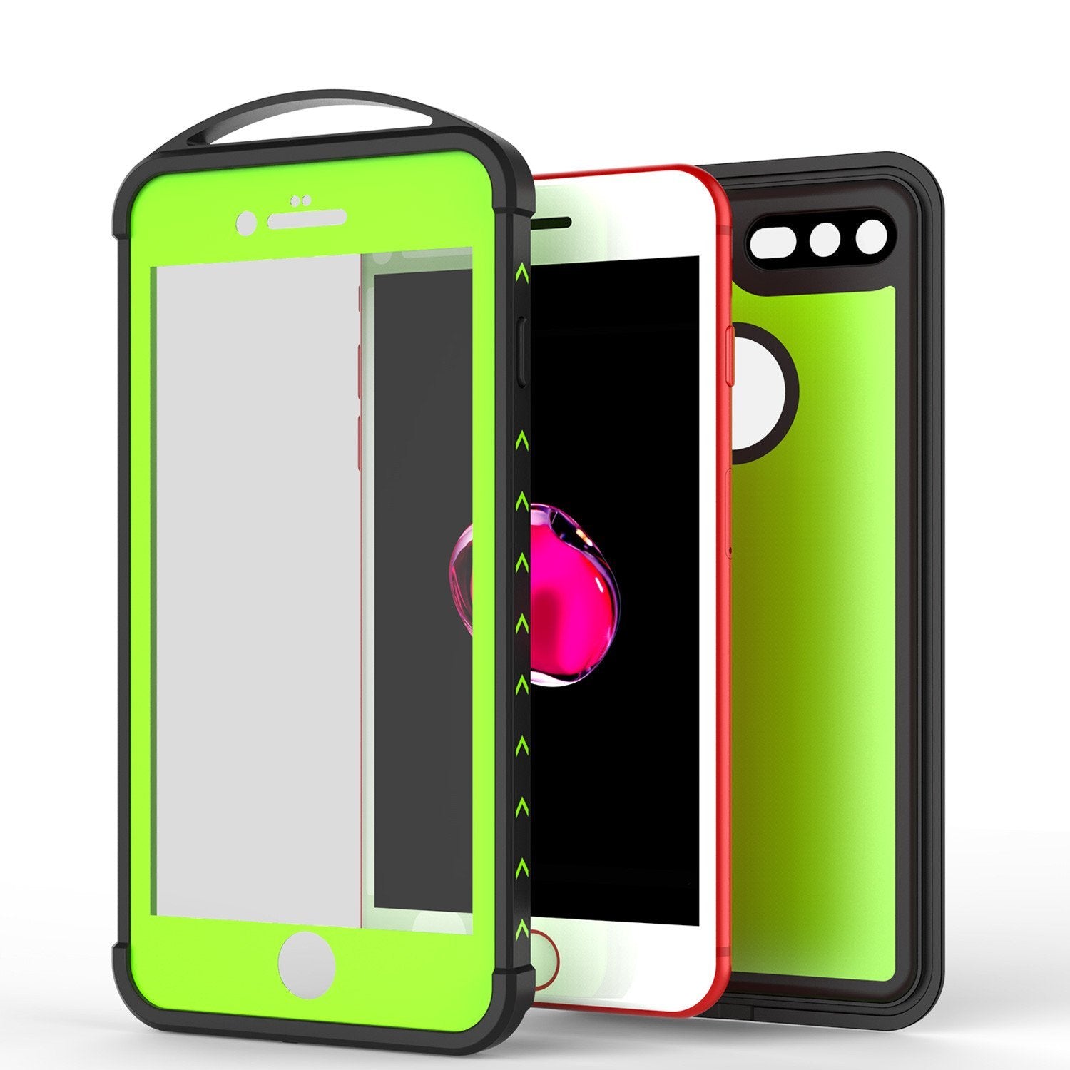 iPhone 8+ Plus Waterproof Case, Punkcase ALPINE Series, Light Green | Heavy Duty Armor Cover