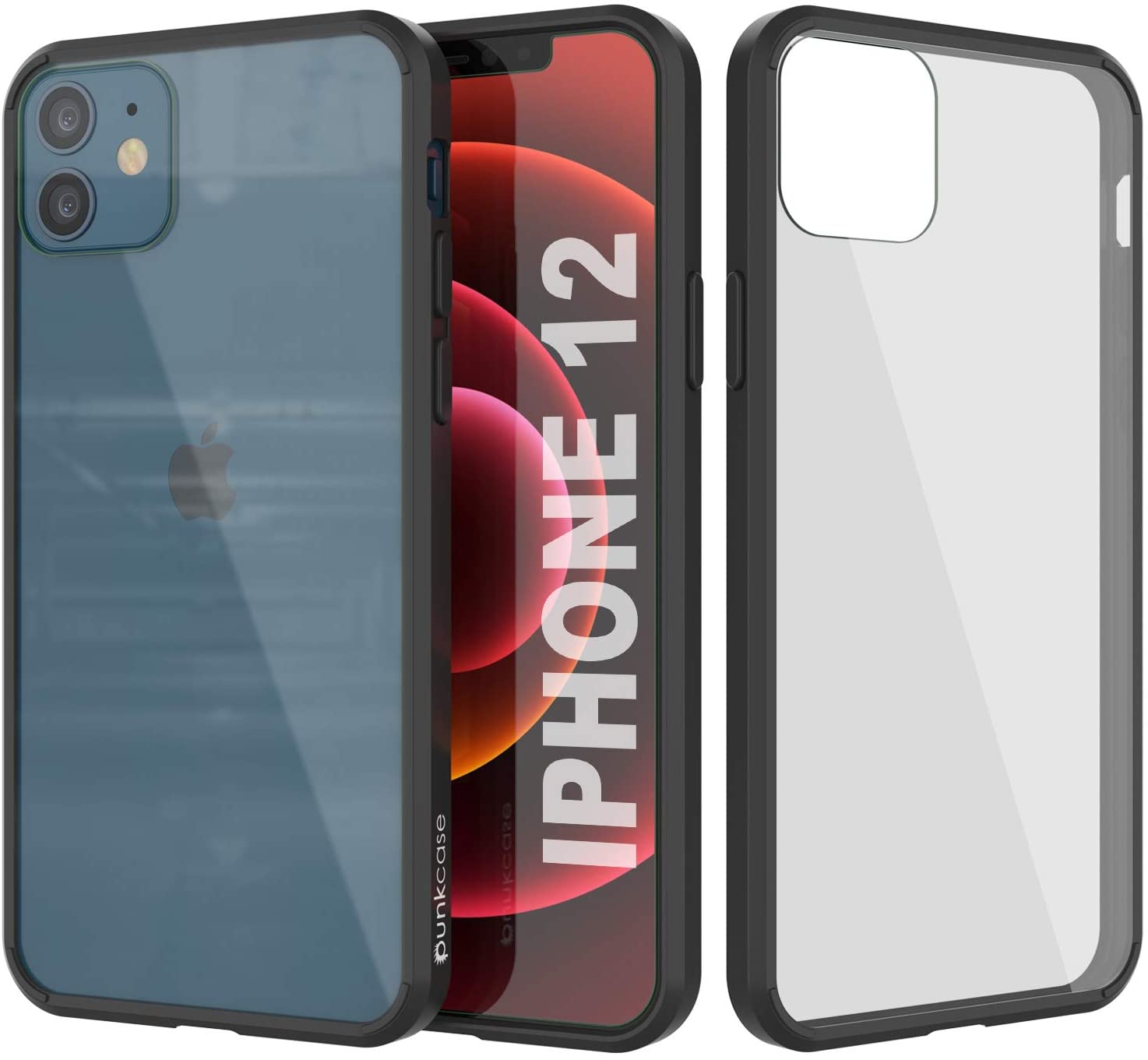 iPhone 13 Case Punkcase® LUCID 2.0 Black Series w/ PUNK SHIELD Screen Protector | Ultra Fit