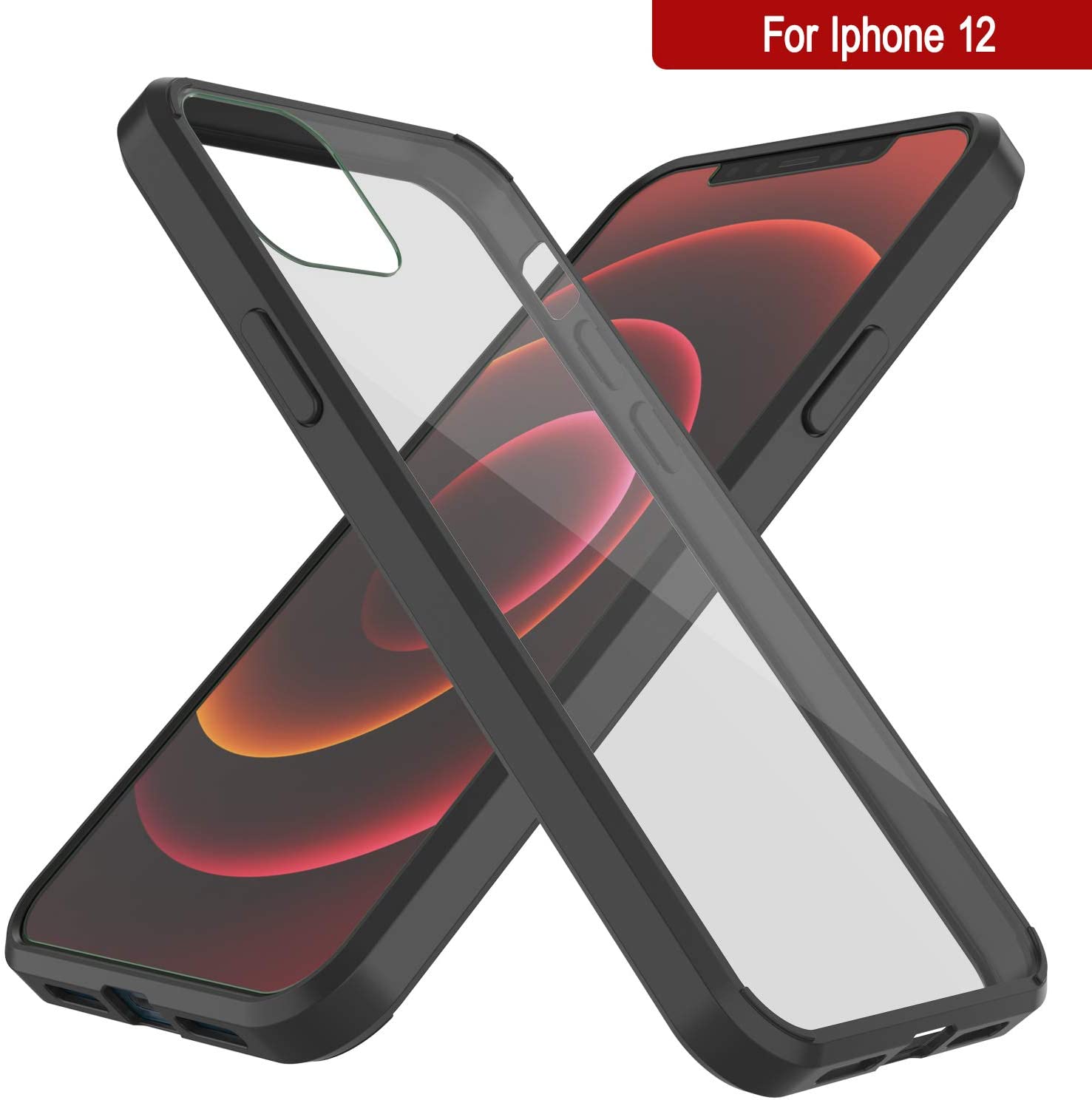 iPhone 13 Case Punkcase® LUCID 2.0 Black Series w/ PUNK SHIELD Screen Protector | Ultra Fit