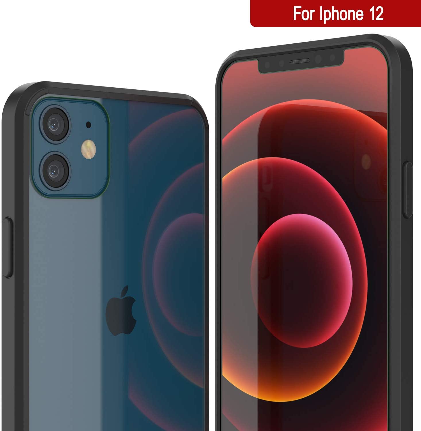 iPhone 13 Case Punkcase® LUCID 2.0 Black Series w/ PUNK SHIELD Screen Protector | Ultra Fit