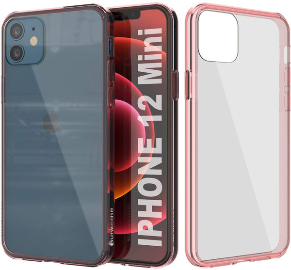 iPhone 12 Mini Case Punkcase® LUCID 2.0 Crystal Pink Series w/ PUNK SHIELD Screen Protector | Ultra Fit