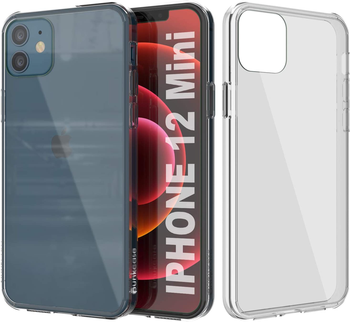 iPhone 12 Mini Case Punkcase® LUCID 2.0 Clear Series Series w/ PUNK SHIELD Screen Protector | Ultra Fit