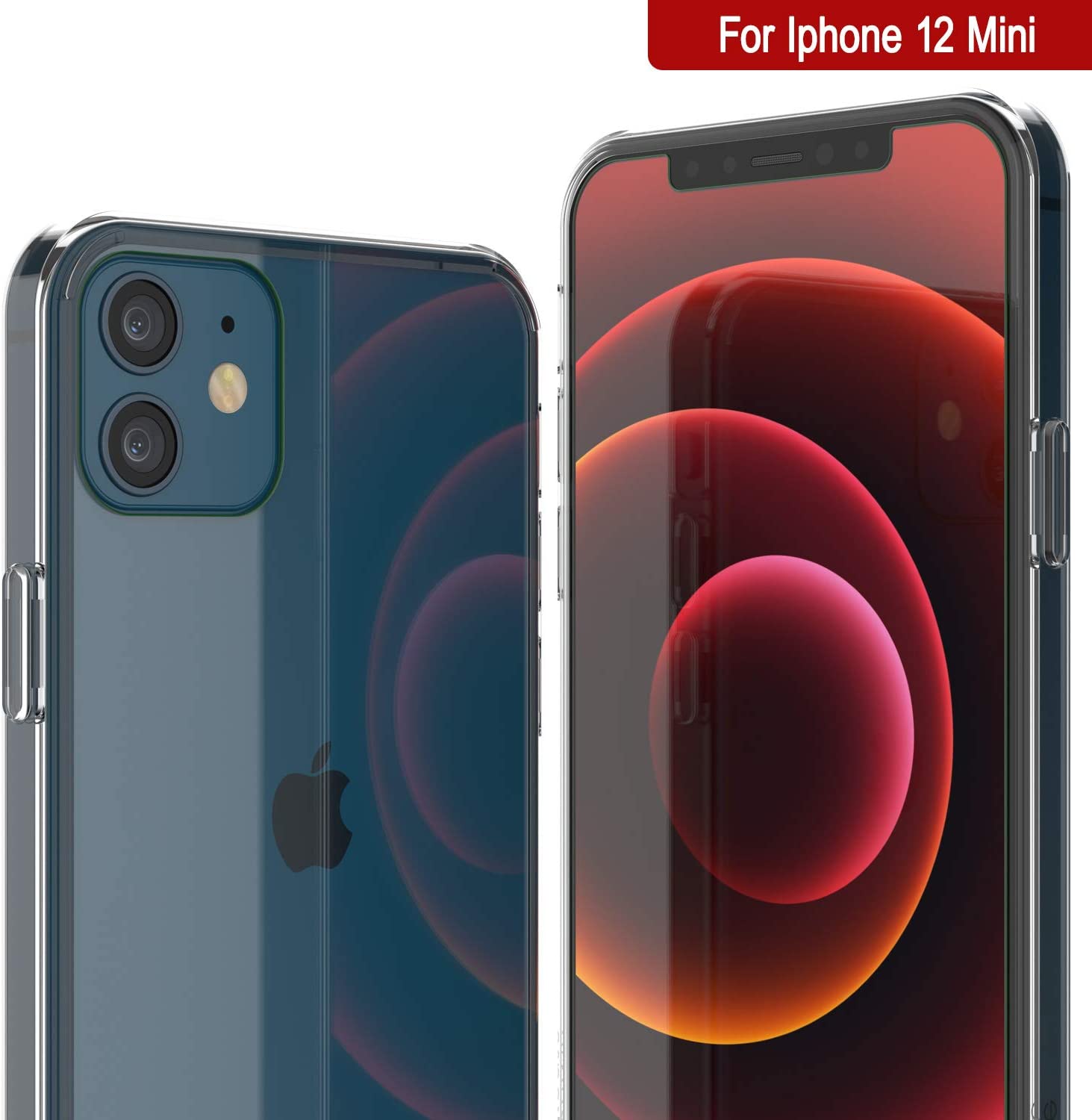 iPhone 12 Mini Case Punkcase® LUCID 2.0 Clear Series Series w/ PUNK SHIELD Screen Protector | Ultra Fit