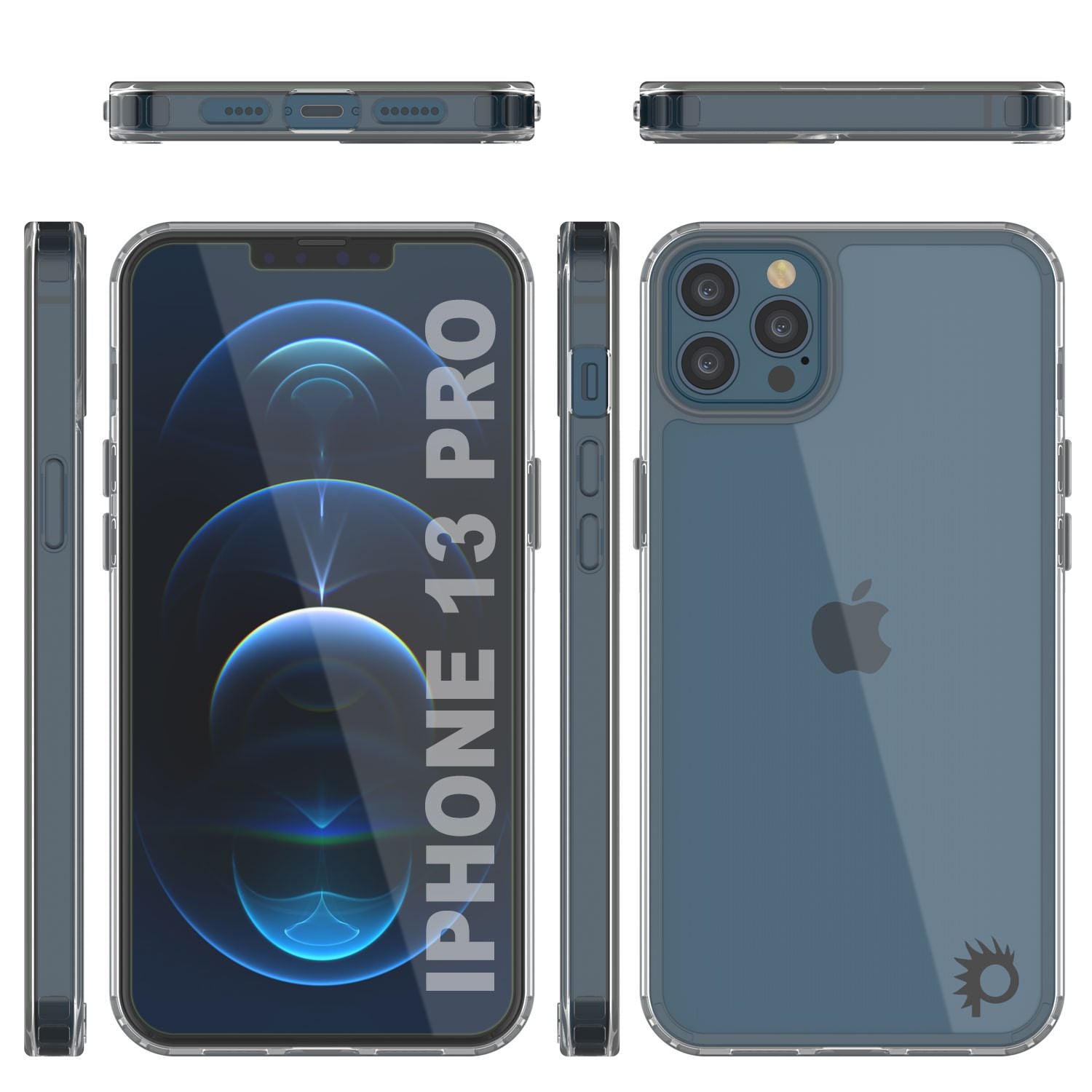 iPhone 13 Pro Case Punkcase® LUCID 2.0 Clear Series Series w/ SHIELD Screen Protector | Ultra Fit