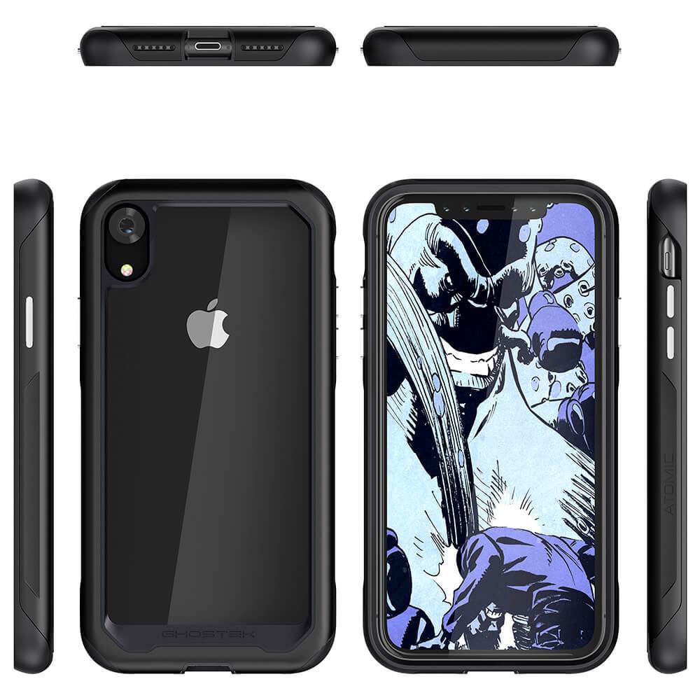 iPhone Xr Case, Ghostek Atomic Slim 2 Series for iPhone Xr Rugged Heavy Duty Case|BLACK