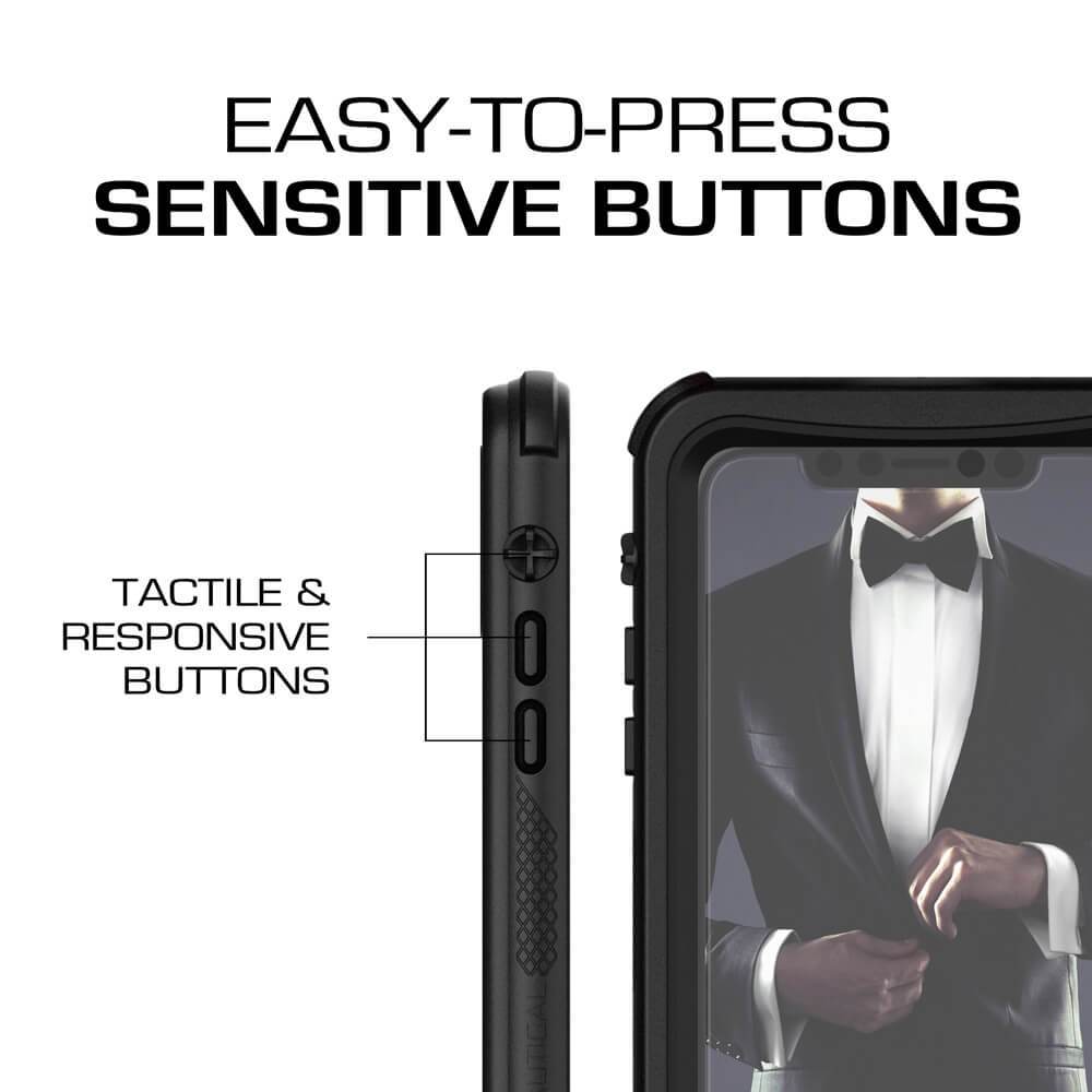 iPhone Xr  Case ,Ghostek Nautical Series  for iPhone Xr Rugged Heavy Duty Case |  BLACK