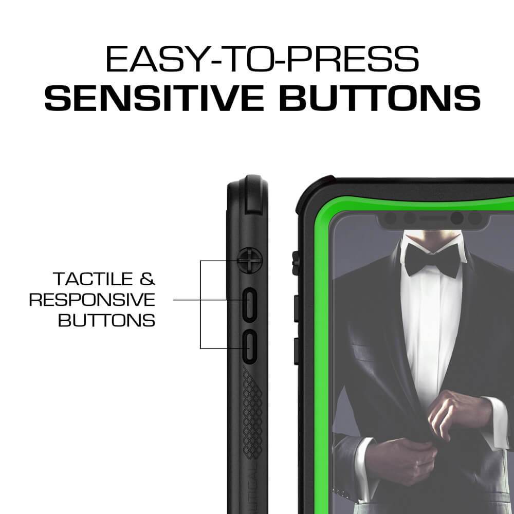 iPhone Xr Case ,Ghostek Nautical Series for iPhone Xr Rugged Heavy Duty Case | Green