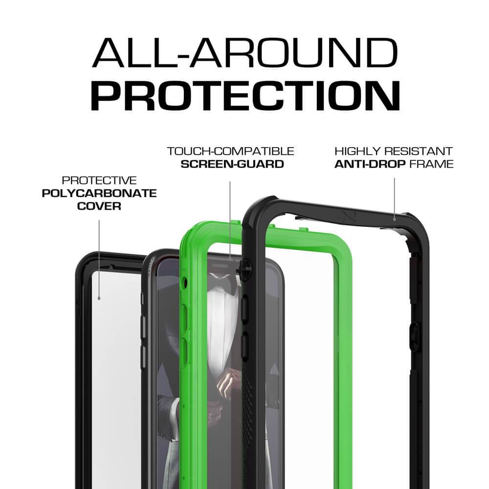 iPhone Xr Case ,Ghostek Nautical Series for iPhone Xr Rugged Heavy Duty Case | Green