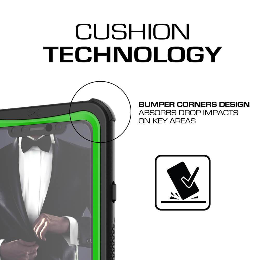 iPhone Xr Case ,Ghostek Nautical Series for iPhone Xr Rugged Heavy Duty Case | Green