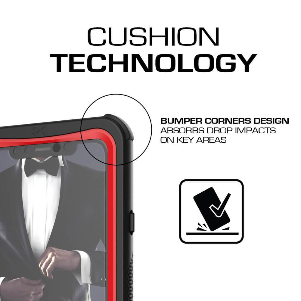 iPhone Xr Case ,Ghostek Nautical Series for iPhone Xr Rugged Heavy Duty Case | RED