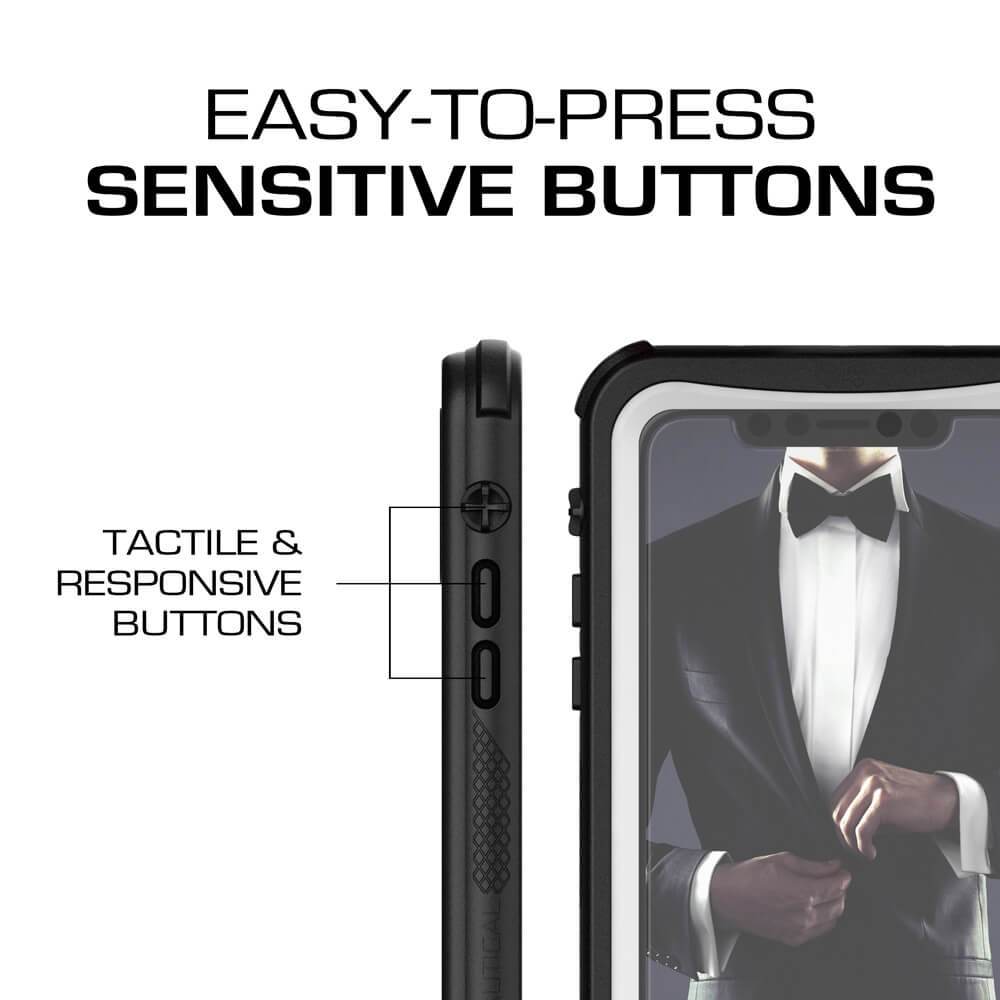 iPhone Xr Case ,Ghostek Nautical Series for iPhone Xr Rugged Heavy Duty Case | WHITE