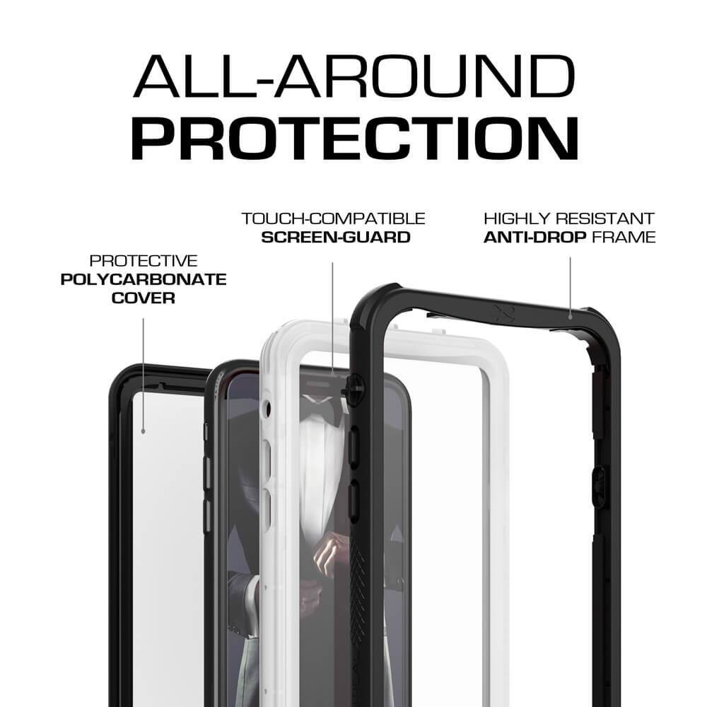 iPhone Xr Case ,Ghostek Nautical Series for iPhone Xr Rugged Heavy Duty Case | WHITE