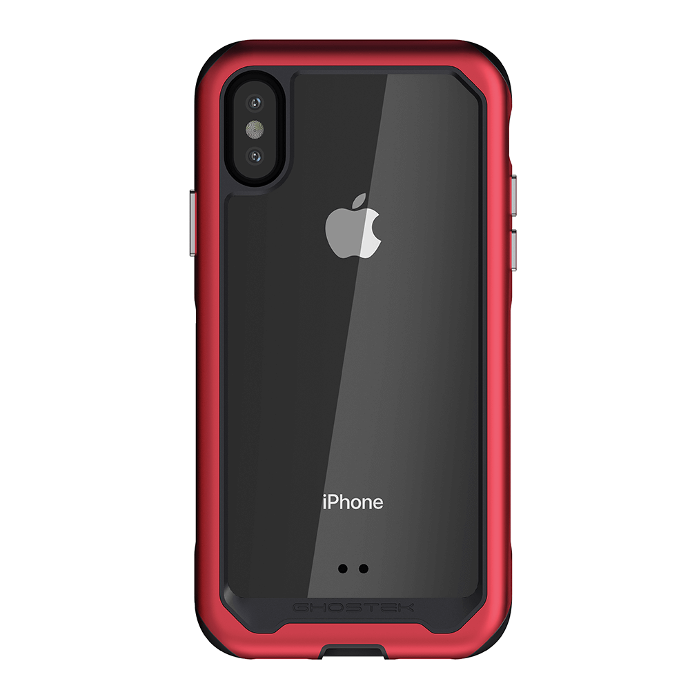 iPhone Xs Case, Ghostek Atomic Slim 2 Series  for iPhone Xs Rugged Heavy Duty Case|RED