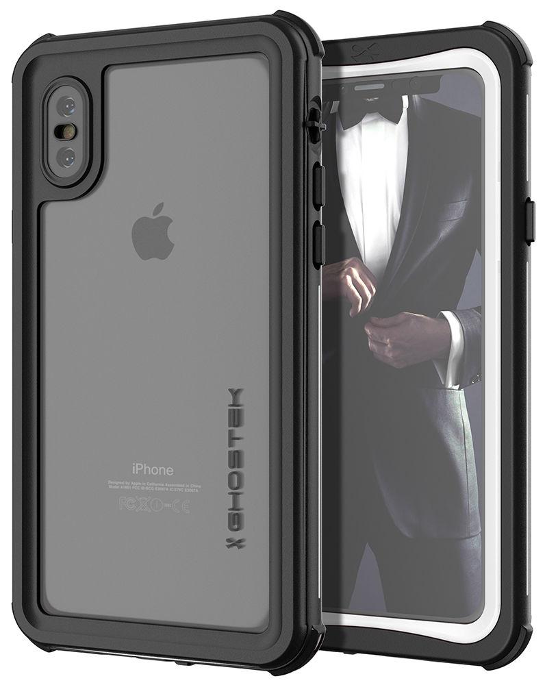 iPhone Xs Case ,Ghostek Nautical Series for iPhone Xs Rugged Heavy Duty Case | WHITE