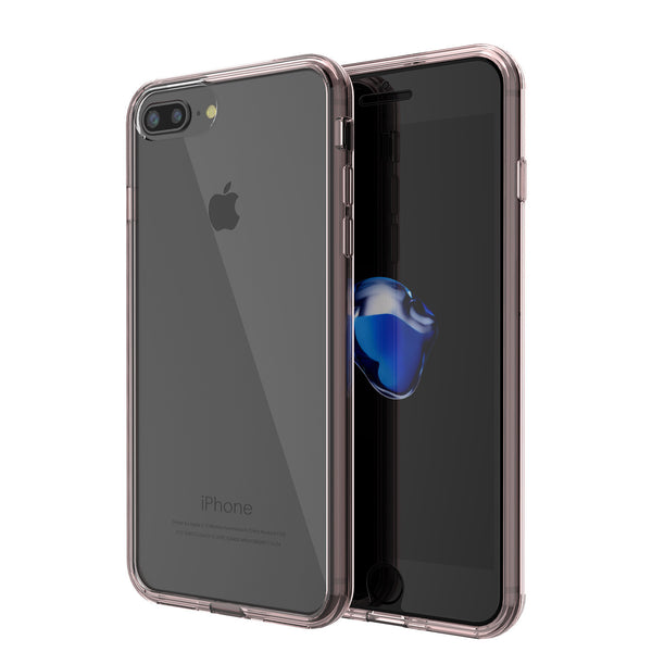 PUNKCASE - Lucid 2.0 Series Slick Frame Case for Apple IPhone 7 | Crystal Pink