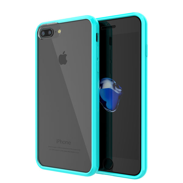PUNKCASE - Lucid 2.0 Series Slick Frame Case for Apple IPhone 7 | Teal