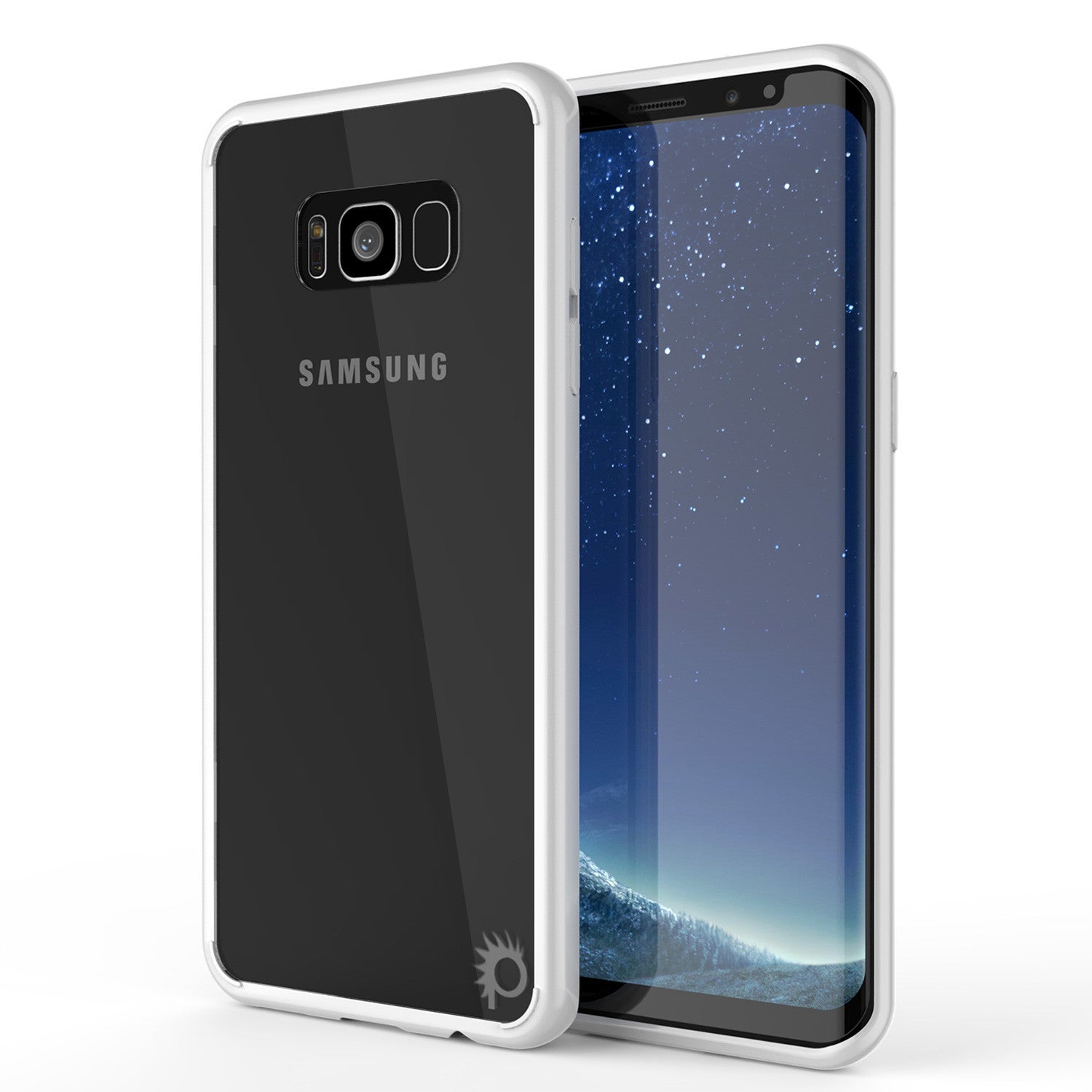 S8 Case Punkcase® LUCID 2.0 White Series w/ PUNK SHIELD Screen Protector | Ultra Fit