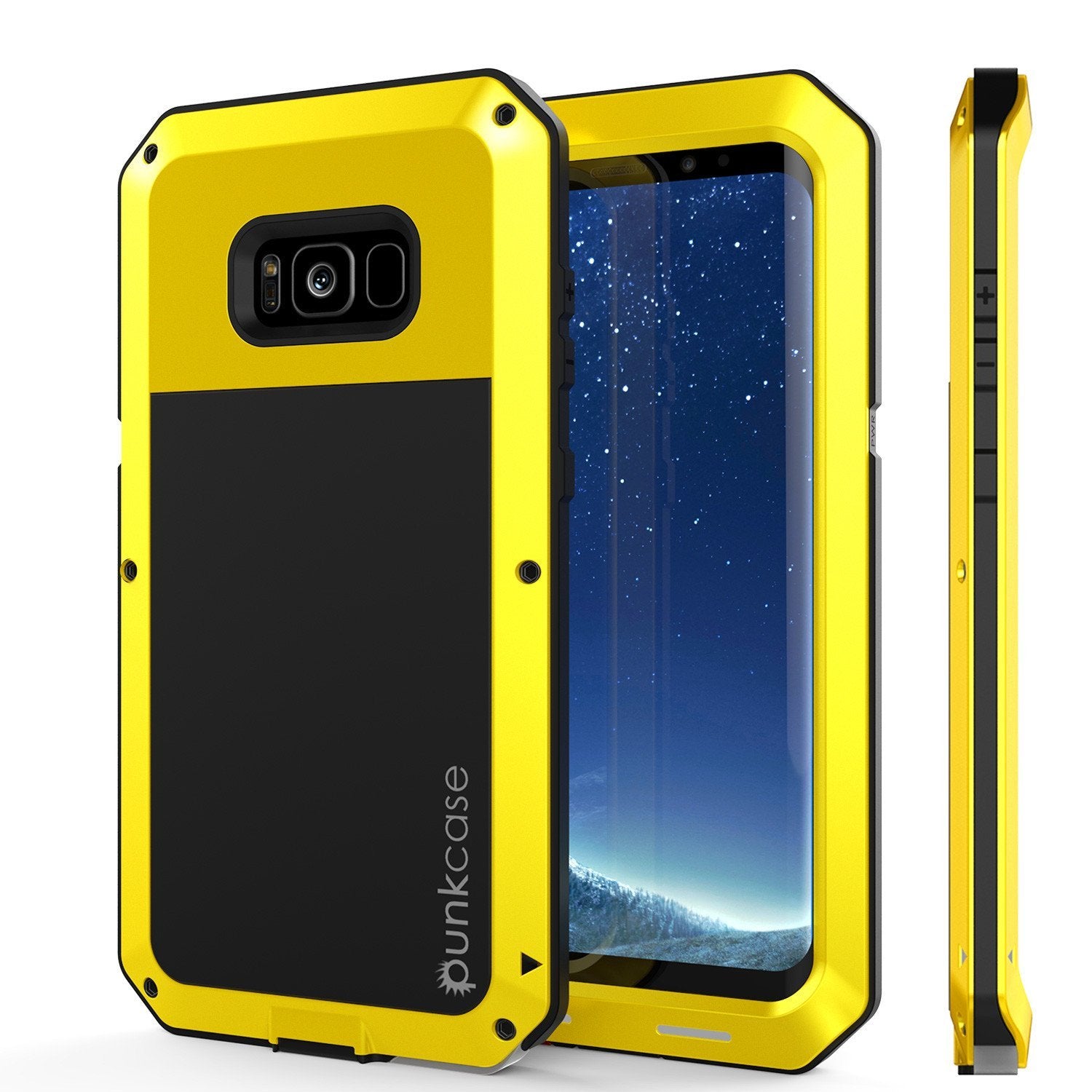 Galaxy Note 8 Case, PUNKcase Metallic Neon Shockproof Slim Metal Armor Case