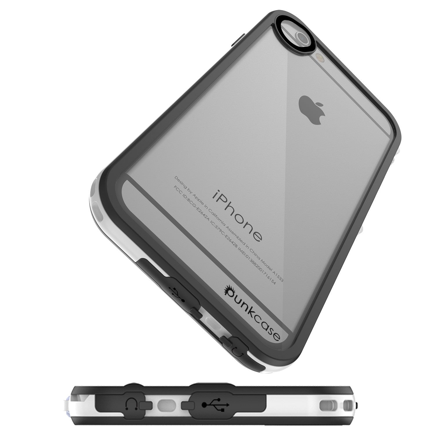 Apple iPhone 7/6s/6 Waterproof Case, PUNKcase CRYSTAL 2.0 White W/ Attached Screen Protector | Warranty