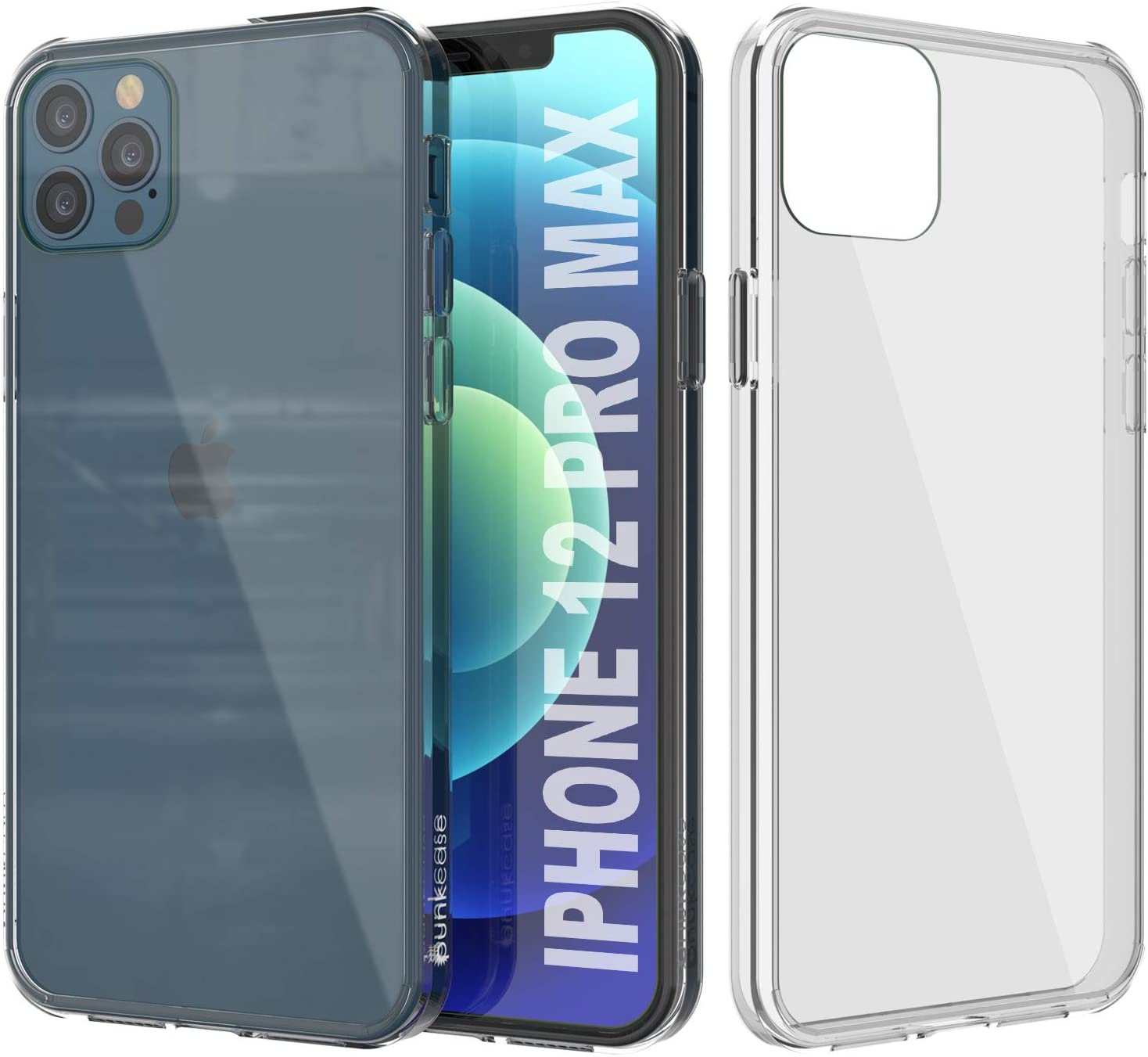 iPhone 12 Pro Max Case Punkcase® LUCID 2.0 Clear Series Series w/ PUNK SHIELD Screen Protector | Ultra Fit