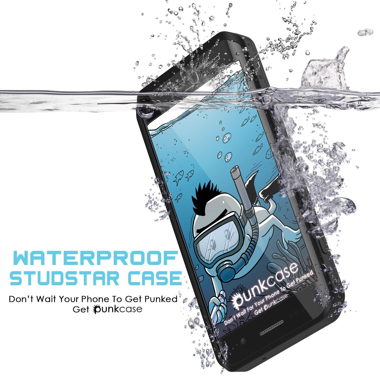 PUNKCASE - Studstar Series Snowproof Case for Galaxy S7 Edge | Black