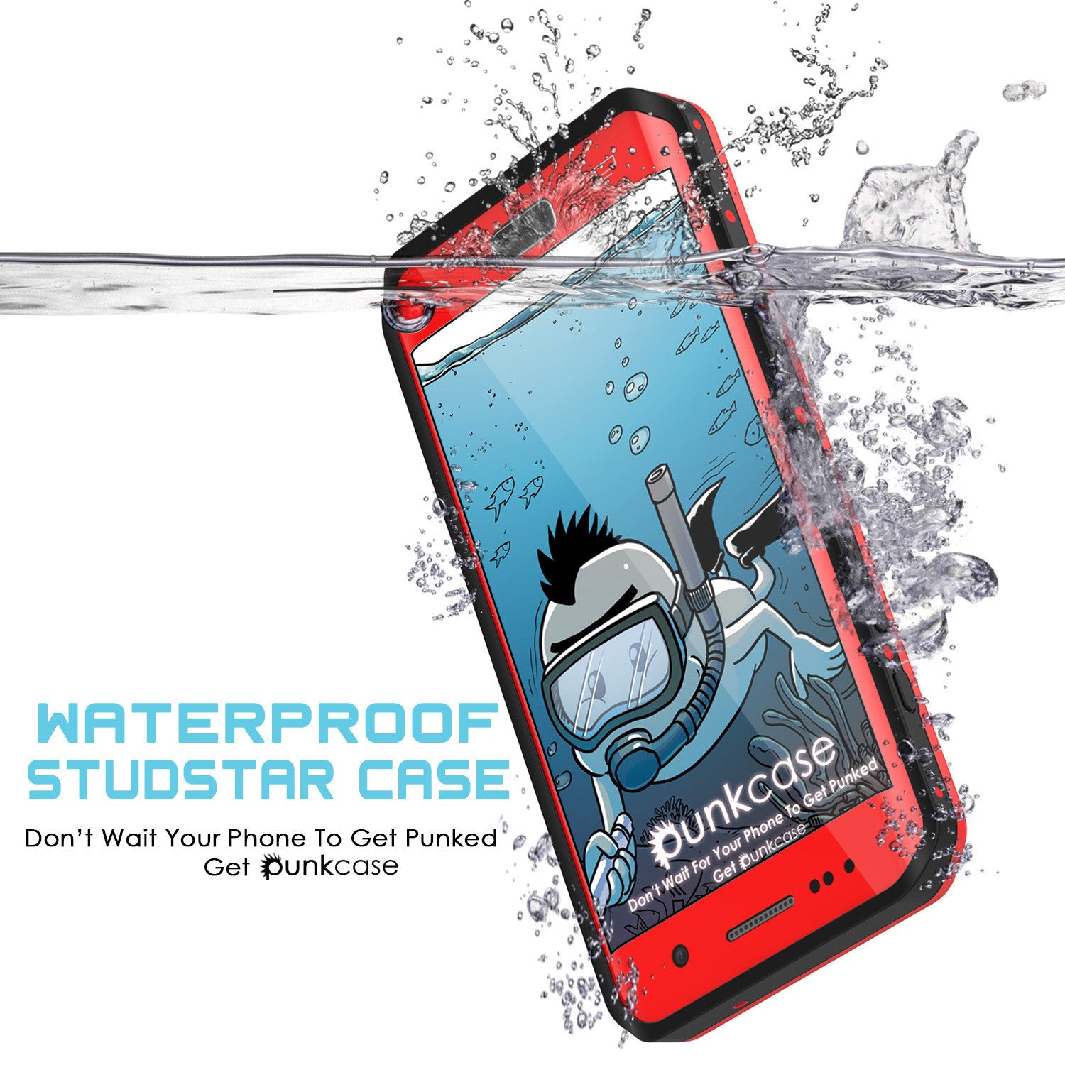 PUNKCASE - Studstar Series Snowproof Case for Galaxy S7 Edge | Red