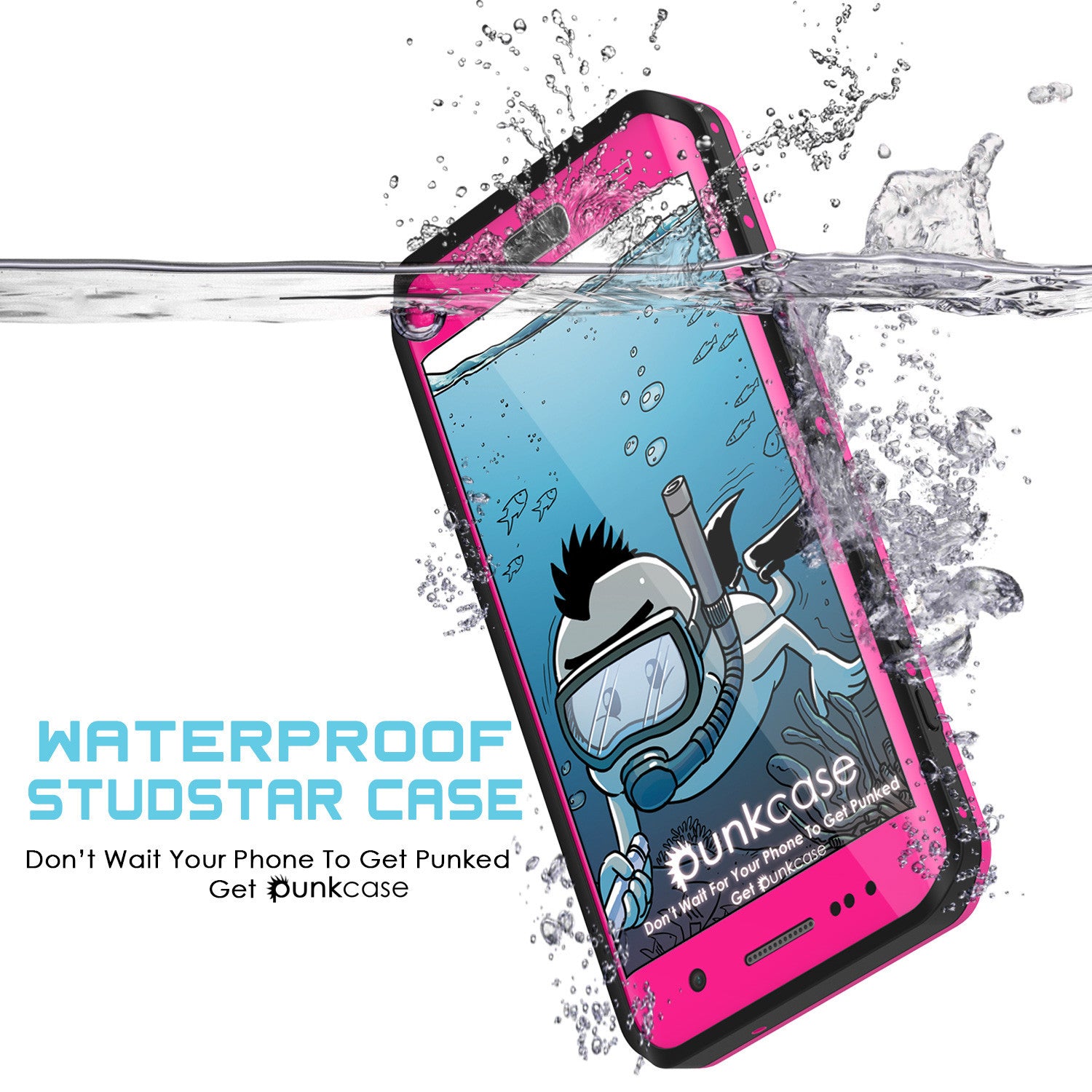 PUNKCASE - Studstar Series Snowproof Case for Galaxy S7 Edge | Pink
