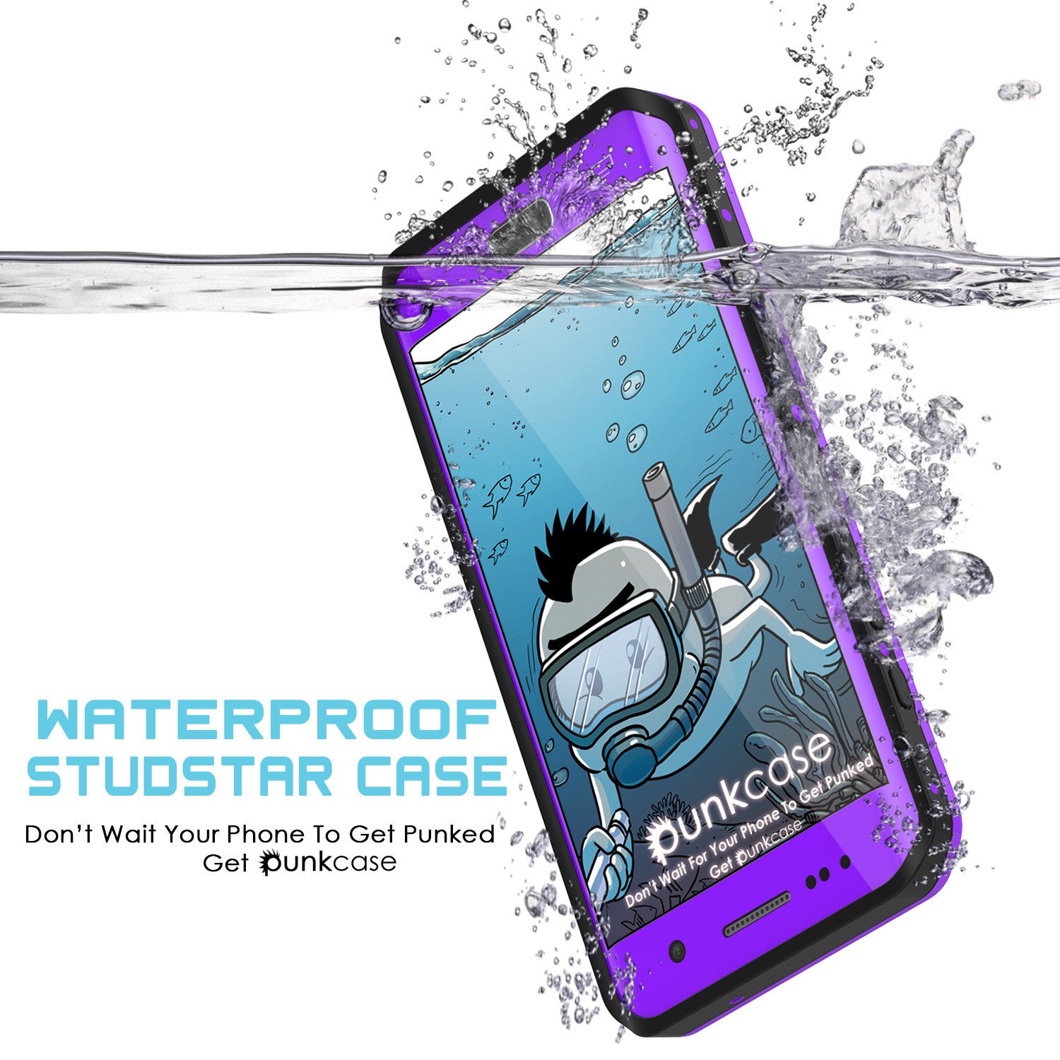 PUNKCASE - Studstar Series Snowproof Case for Galaxy S7 Edge | Purple