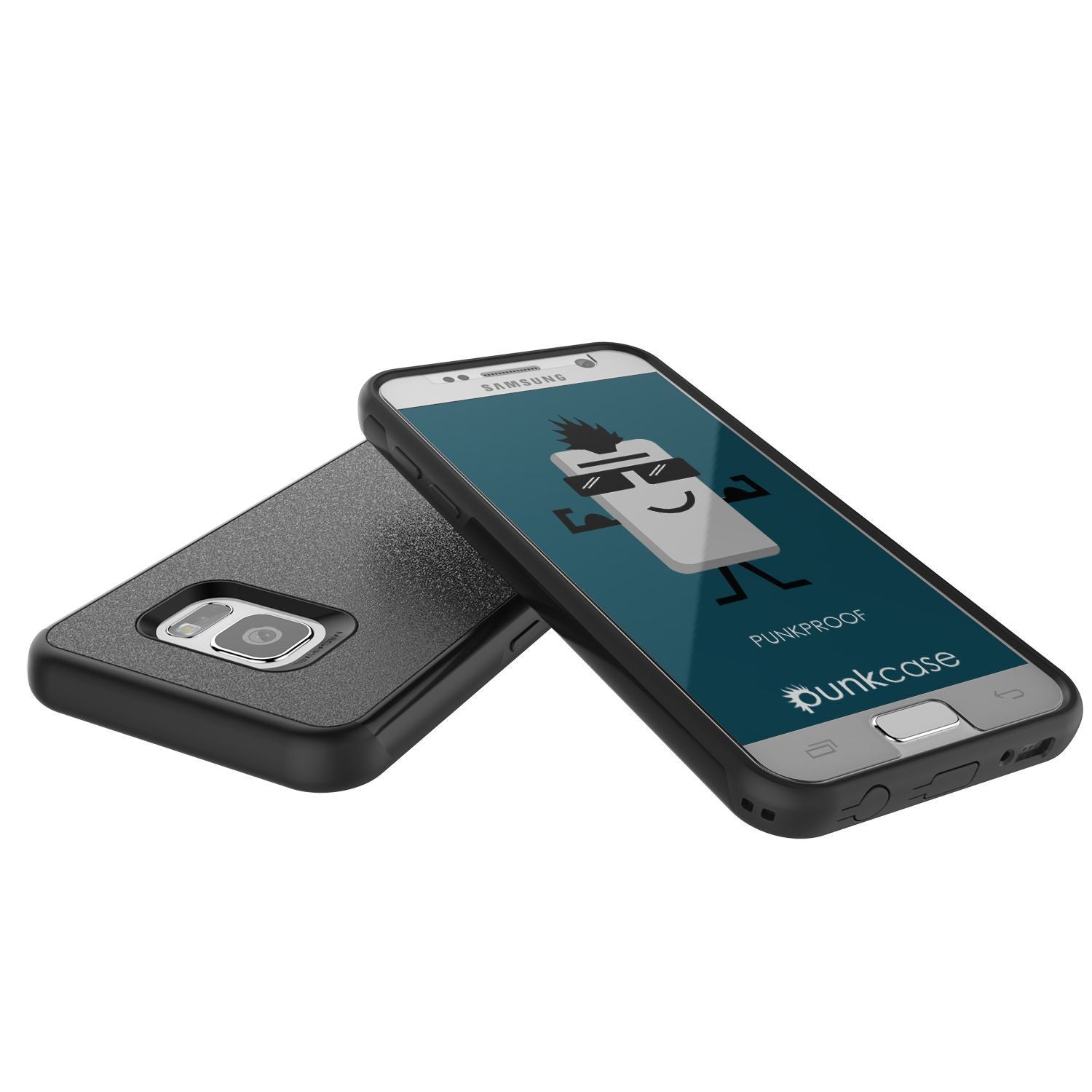 PUNKCASE - Galatic Series Protective Armor Case for Samsung S7 Edge | Black