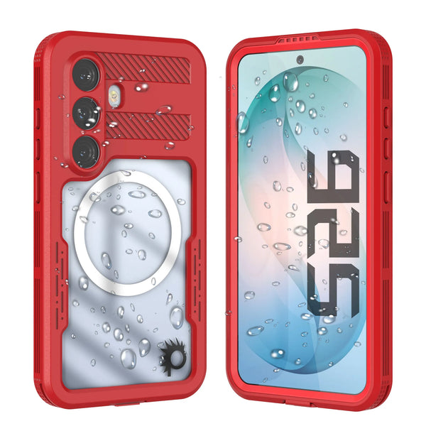 Galaxy S26 Waterproof Case [Alpine 2.0 Series] [Slim Fit] [IP68 Certified] [Shockproof] [Red]