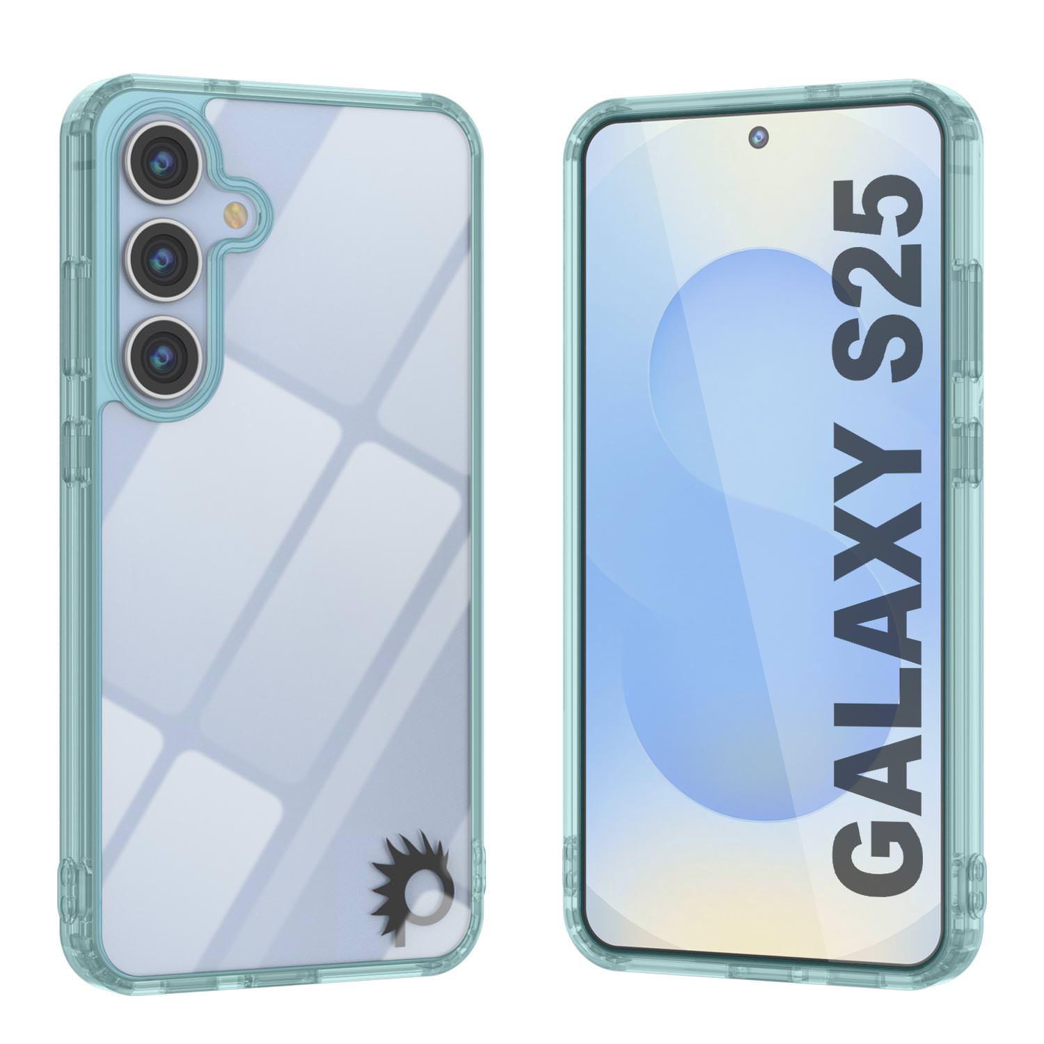 Galaxy S25 Case [Clear Acrylic Series] [Non-Slip] For Galaxy S25 [Teal]