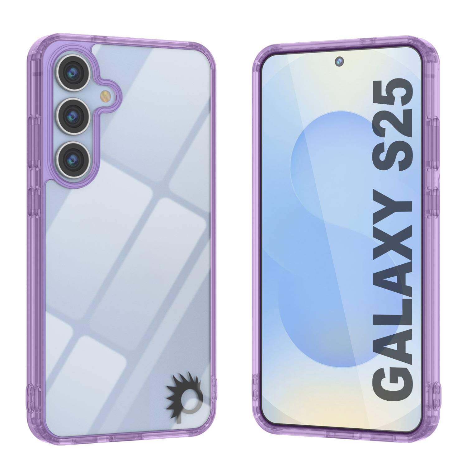 Galaxy S25 Case [Clear Acrylic Series] [Non-Slip] For Galaxy S25 [Purple]