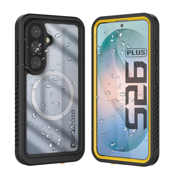 Galaxy S26 Plus Waterproof Case, Punkcase [Extreme Mag Series] Armor Cover W/ Built In Screen Protector [Yellow]