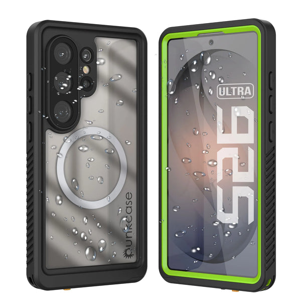 Galaxy S26 Ultra Waterproof Case, Punkcase [Extreme Mag Series] Armor Cover W/ Built In Screen Protector [Green]