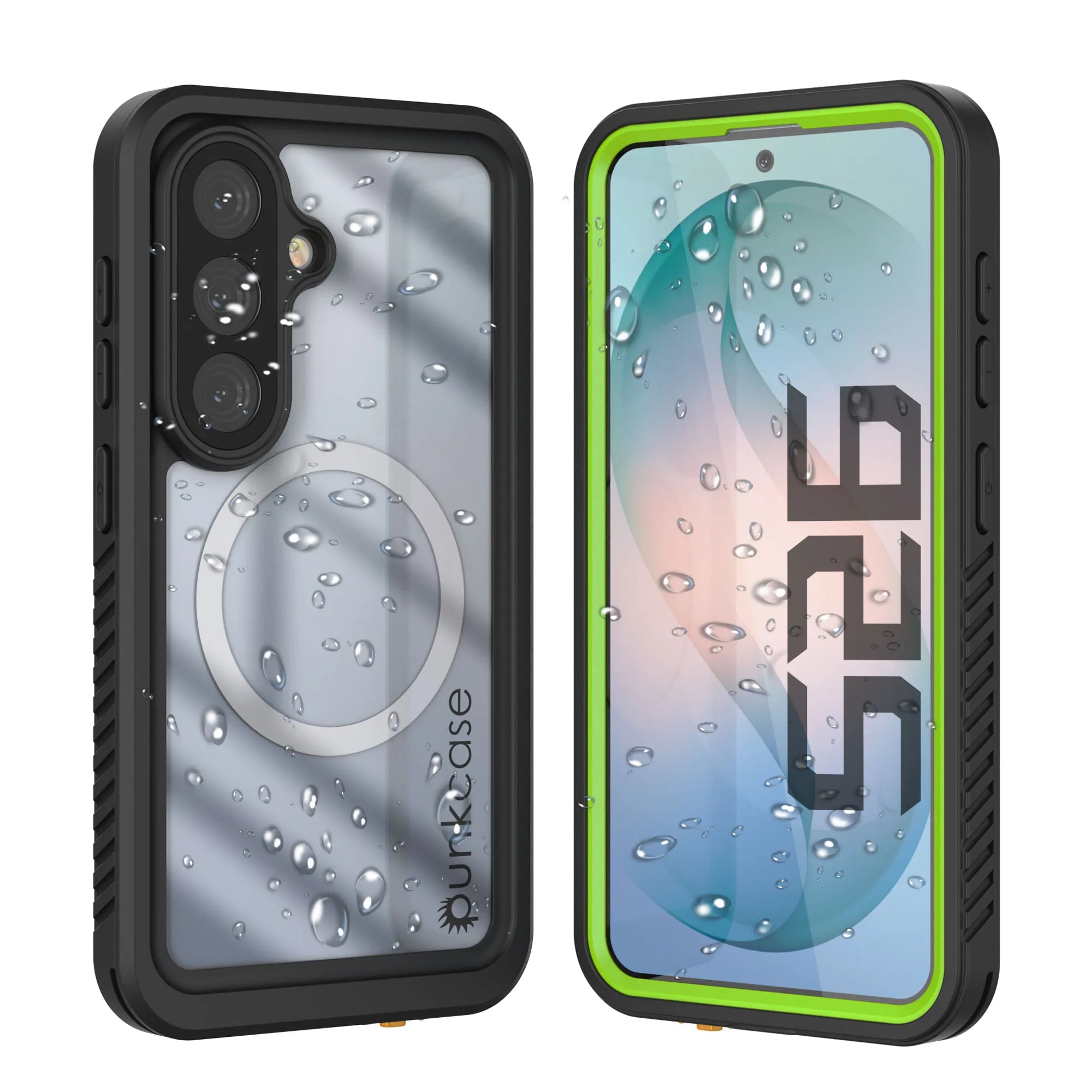 Galaxy S26 Waterproof Case, Punkcase [Extreme Mag Series] Armor Cover W/ Built In Screen Protector [Green]