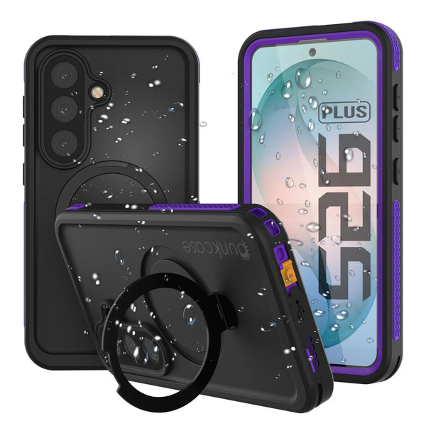 Galaxy S26 Plus Waterproof Case [Kickstud 2.0 Series] Protective IP68 Cover W/Screen Protector & Kickstand [Purple]