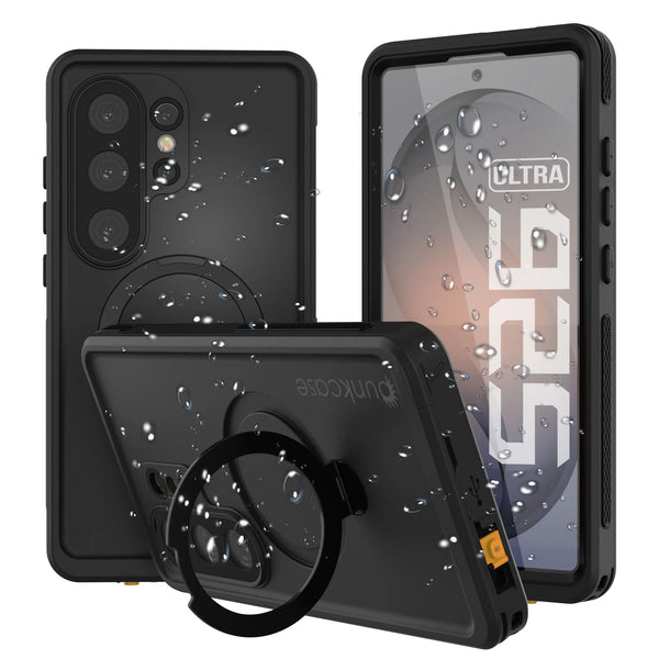 Galaxy S26 Ultra Waterproof Case [Kickstud 2.0 Series] Protective IP68 Cover W/Screen Protector & Kickstand [Black]