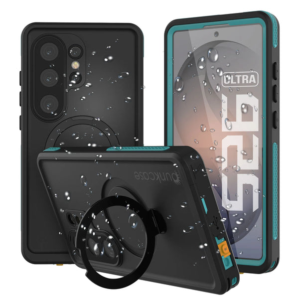 Galaxy S26 Ultra Waterproof Case [Kickstud 2.0 Series] Protective IP68 Cover W/Screen Protector & Kickstand [Teal]